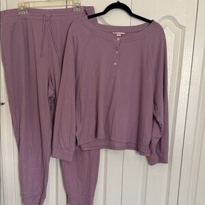 Victoria's Secret Purple Pajama Set
